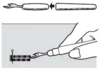 TOYOTA STF92 - Faire des boutonnières Pour modèle cadran unique, modèle 2D - 4