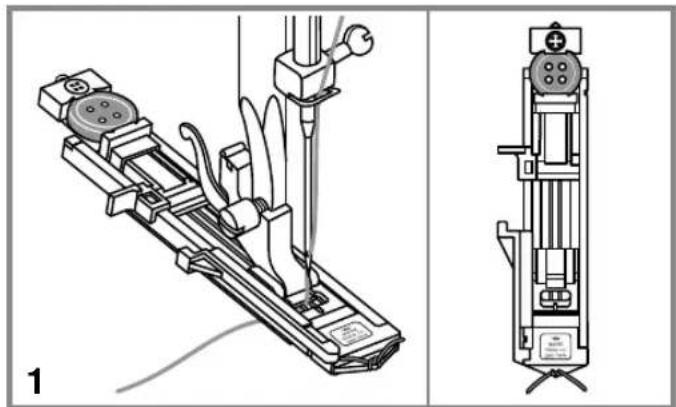 BERNINA Bernette Palermo 5 - - Boutonnière sur tissu extensible - 1