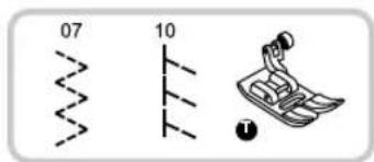 BERNINA Bernette Palermo 5 - Utilisation du pied tout usage - 1