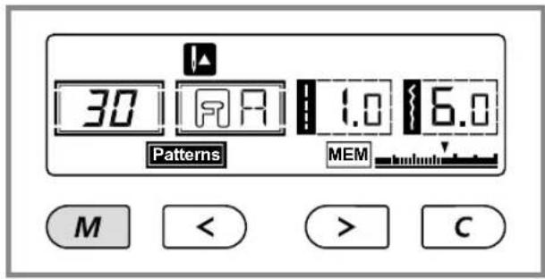 BERNINA Bernette Palermo 5 - Bouton mémoire - 1