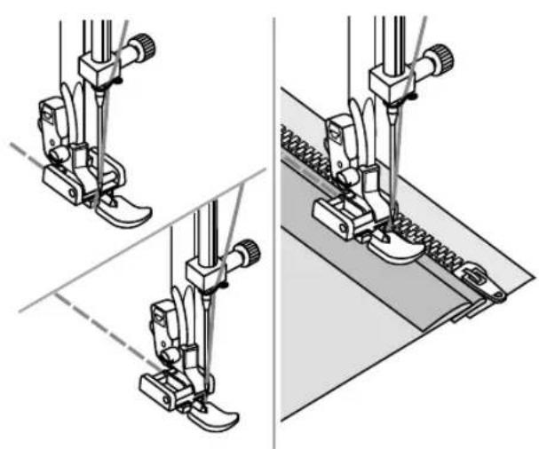 BERNINA Bernette London8 - Couture d'une fermeture à glissière dissimulée d'un côté - 1