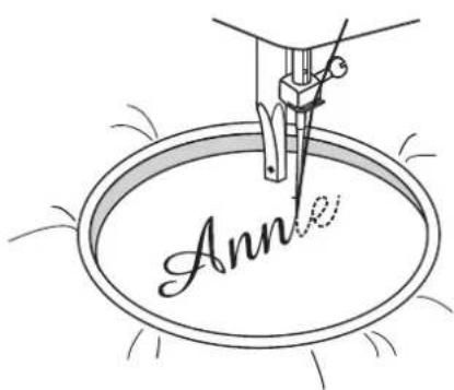 BERNINA Bernette London 2 - EN Monogramming and embroidering with embroidery hoop - 2