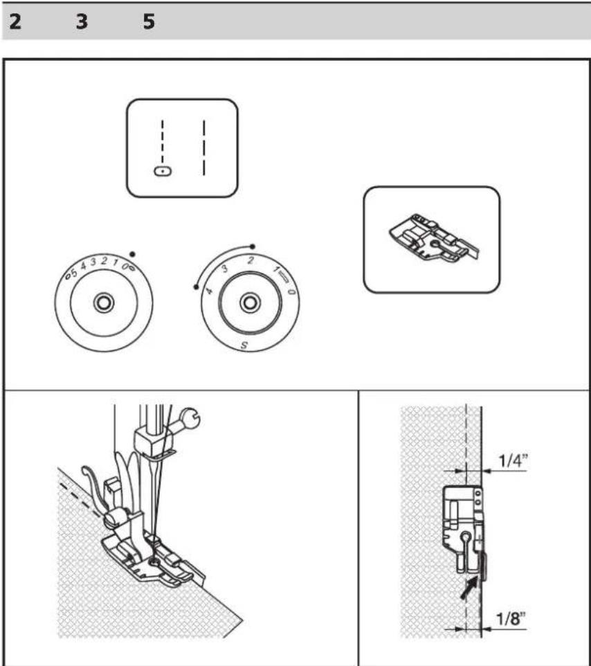 BERNINA Bernette London 5 - Quilt stitch - 2