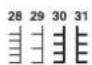 JANOME DC2013 - Machine setting - 1