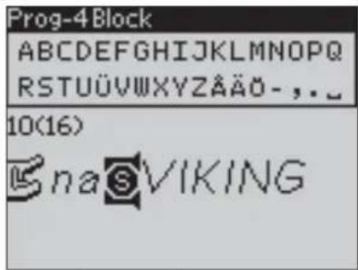 HUSQVARNA Tribute 140C - Réglage de l'ensemble du programme de points - 1