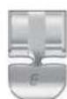 HUSQVARNA Tribute 140C - Pied pour ourlet invisible D - 1