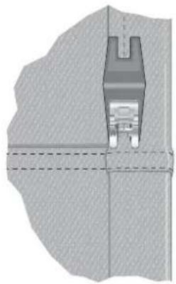 HUSQVARNA Sapphire 930 - 1:1 Ourlet de jean - 1