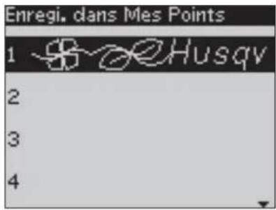 HUSQVARNA Sapphire 930 - Menu Mes Points - 1
