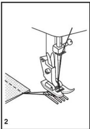SINGER Start 1304 - Removing the Work - 2