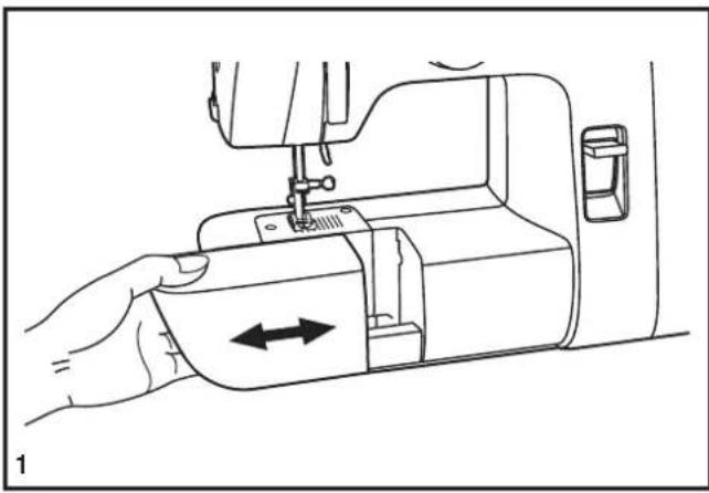 SINGER Start 1304 - Installing the Removable Extension Table - 1