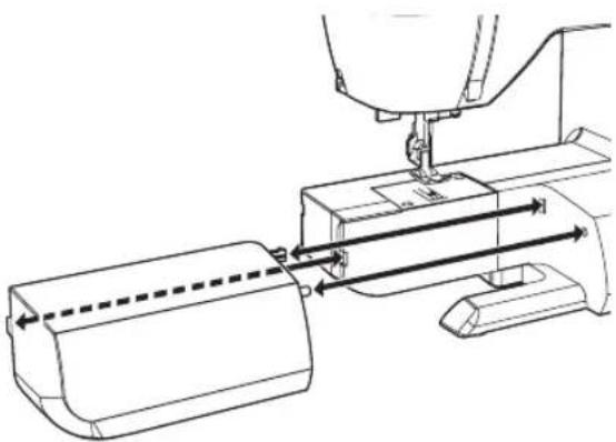 SINGER Starlet 6660 - PORTE-BOBINE HORIZONTAL - 3
