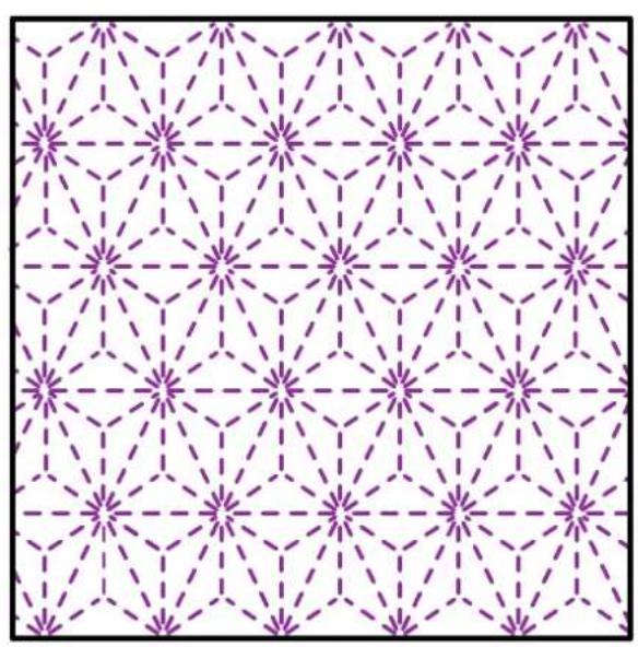 BABY LOCK Sashiko 2 BLQK2 - Dessins Sashiko traditionnels - 1