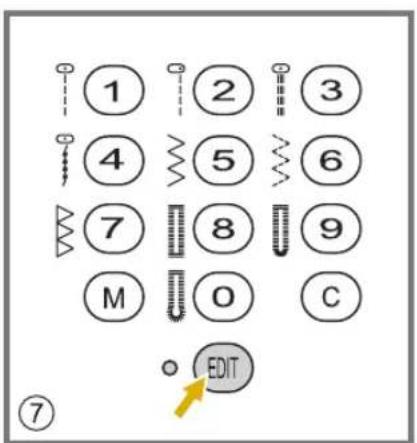 BABY LOCK Quest BLQ2 - ■ Editing patterns - 7
