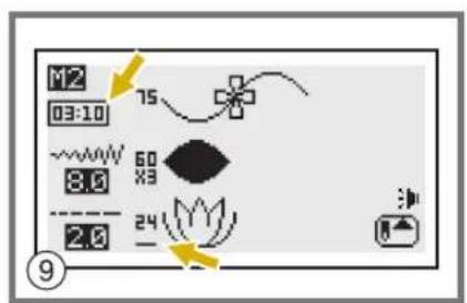 BABY LOCK Quest BLQ2 - Clearing patterns or letters - 9
