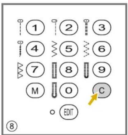 BABY LOCK Quest BLQ2 - Clearing patterns or letters - 8