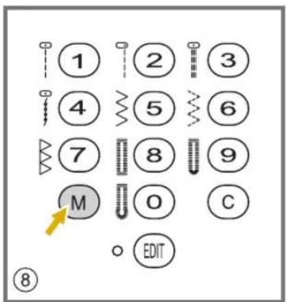 BABY LOCK Quest BLQ2 - Recalling and sewing the memorized pattern - 8