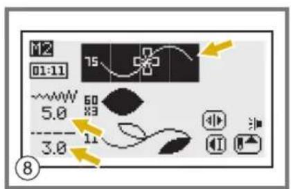 BABY LOCK Quest BLQ2 - ■ Editing patterns - 8