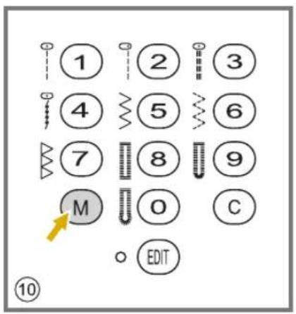 BABY LOCK Quest BLQ2 - Clearing patterns or letters - 10