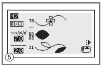 BABY LOCK Quest BLQ2 - Recalling and sewing the memorized pattern - 5