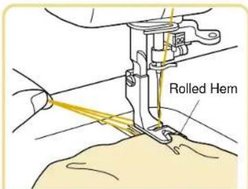 BABY LOCK Quilters Choice Professional BLQP - Rolled Hem Foot - 3