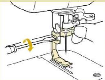 BABY LOCK Quilters Choice Professional BLQP - Changement du pied-de-biche (Pied pour fermeture à glissière) - 2