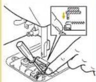 BABY LOCK Quilters Choice Professional BLQP - Remplacement de I'ergot d'entraînement - 5