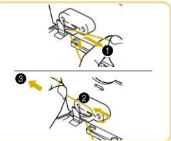 BABY LOCK Quilters Choice Professional BLQP - Attention - Déplacement des pièces - - 5