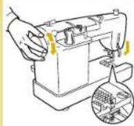 BABY LOCK Quilters Choice Professional BLQP - Changing the Feed Pin - 2