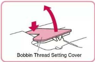 BABY LOCK Jane BL500A - ● When the fabric extension table is set in place - 1