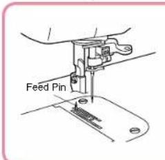 BABY LOCK Jane BL500A - Pin Feeding (for hard-to-handle fabrics) - 4