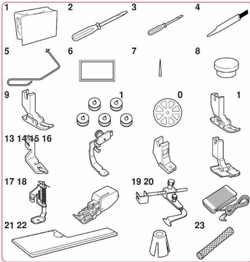 BABY LOCK Jane BL500A - Accessoires - 1