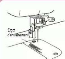 BABY LOCK Jane BL500A - Entraînement par ergot (pour les tissus difficiles à manipuler) - 4