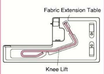 BABY LOCK Jane BL500A - Knee Lift - 4