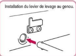 BABY LOCK Jane BL500A - Levier de levage au genou - 1