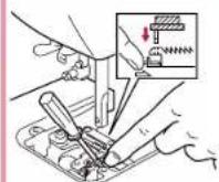 BABY LOCK Jane BL500A - Changing the Feed Pin - 5