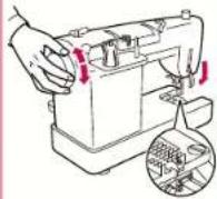 BABY LOCK Jane BL500A - Changing the Feed Pin - 2