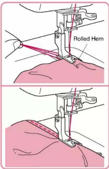 BABY LOCK Jane BL500A - Rolled Hem Foot - 2