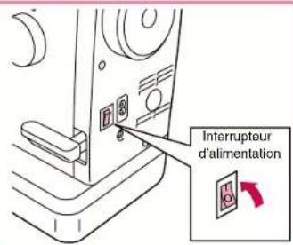 BABY LOCK Jane BL500A - Interrupteur d'alimentation - 1