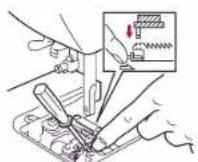 BABY LOCK Jane BL510A - Changing the Feed Pin - 5