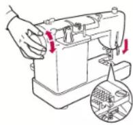 BABY LOCK Jane BL510A - Remplacement de l'ergot d'entraînement - 2