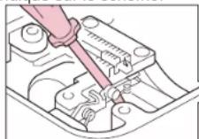 BABY LOCK Jane BL510A - Remplacement de l'ergot d'entraînement - 1