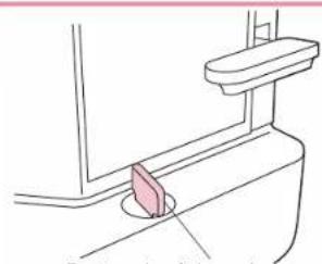 BABY LOCK Jane BL510A - Bouton de réglage des griffes d'entraînement - 1