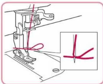 BABY LOCK Jane BL510A - Using the Automatic Needle Threader - 5