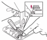 BABY LOCK Jane BL510A - Remplacement de l'ergot d'entraînement - 4