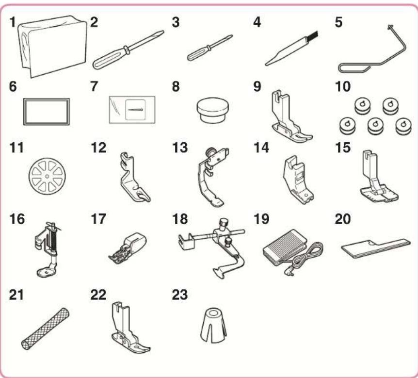 BABY LOCK Jane BL510A - Accessoires - 1