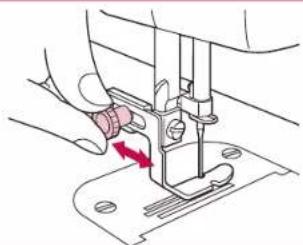 BABY LOCK Jane BL510A - Changing Presser Feet (Zipper Foot) - 3