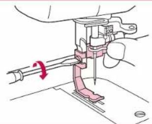 BABY LOCK Jane BL510A - Changing Presser Feet (Zipper Foot) - 2