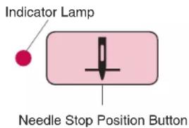 BABY LOCK Jane BL510A - Needle Stop Position Button - 1