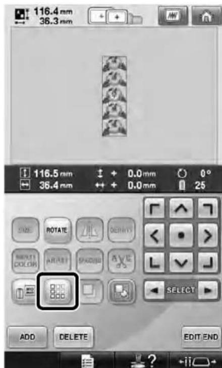 BABY LOCK Endurance 2 BND92 - Sewing the repeated pattern without sorting colors - 3