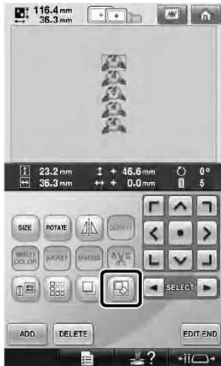 BABY LOCK Endurance 2 BND92 - Sewing the repeated pattern without sorting colors - 2